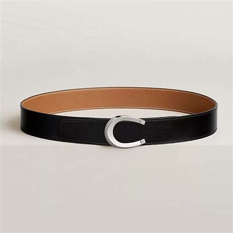 Reversible leather strap 38 mm 